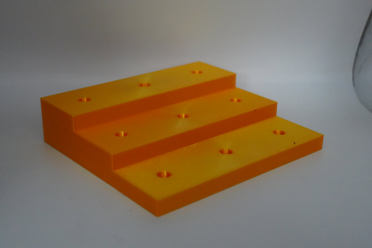 9-Slot RDA Table Stand — 3-Tier Display